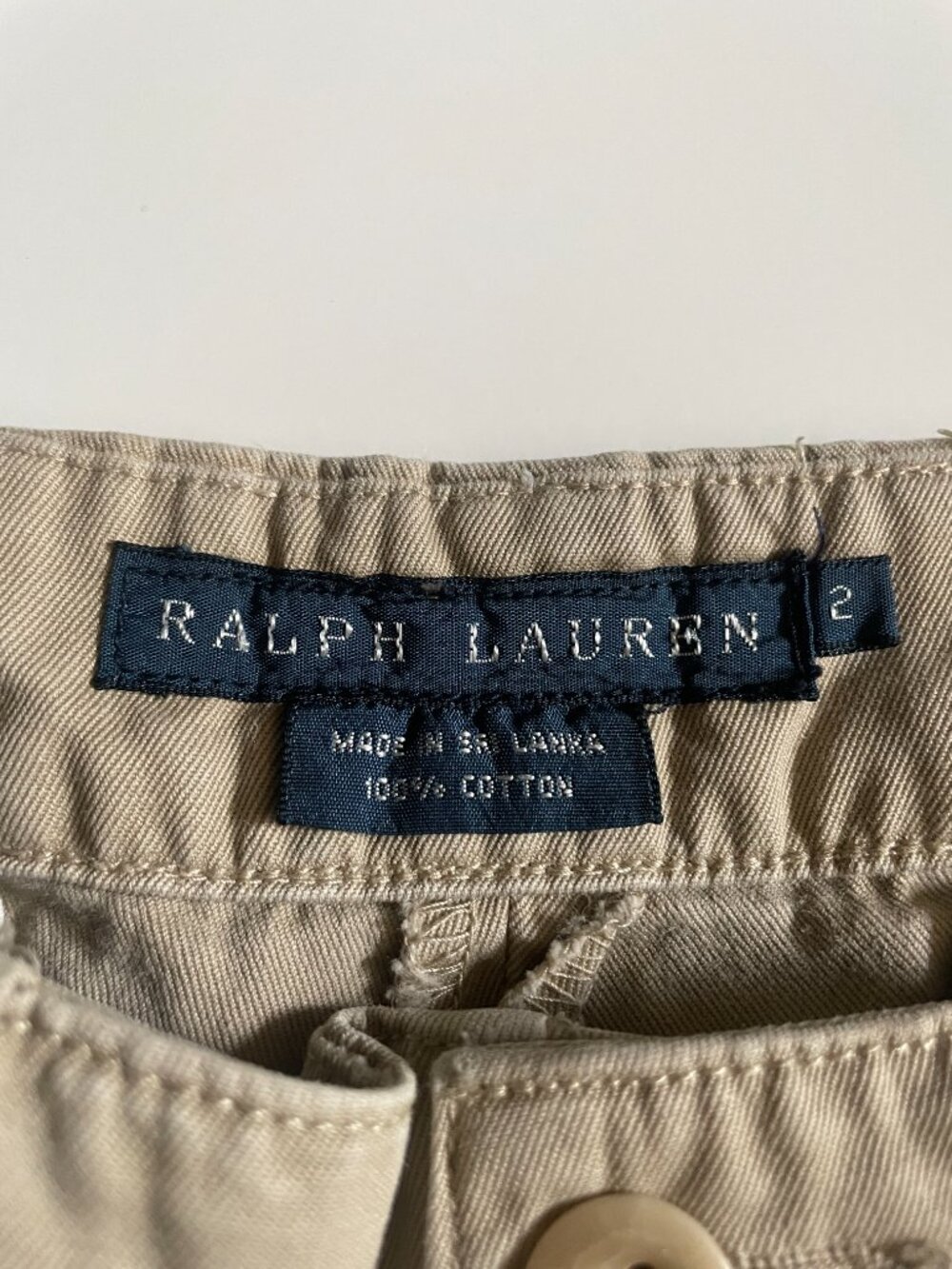 Ralph Lauren Women Straight Leg Khaki Pants - Picture 2 of 8